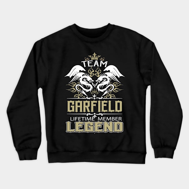 Garfield Name T Shirt -  Team Garfield Lifetime Member Legend Name Gift Item Tee Crewneck Sweatshirt by yalytkinyq